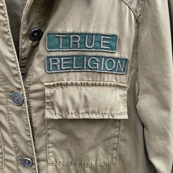 True Religion Khaki Military Jacket, size M - Picture 4 of 10